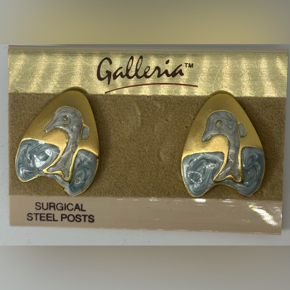 Vintage Nautical Earrings with Surgical Steel Posts - Picture 1 of 6